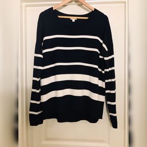 GAP Oversized Striped Longe Sleeve Sweater